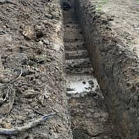 Wykop pod przyłącz kanalizacji