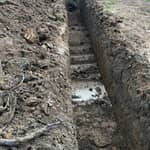 Wykop pod przyłącz kanalizacji